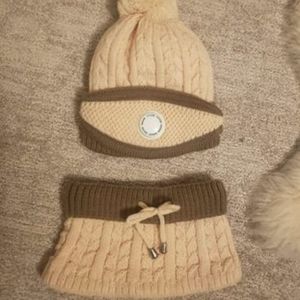 Hat and neckwarmer with an added face mask